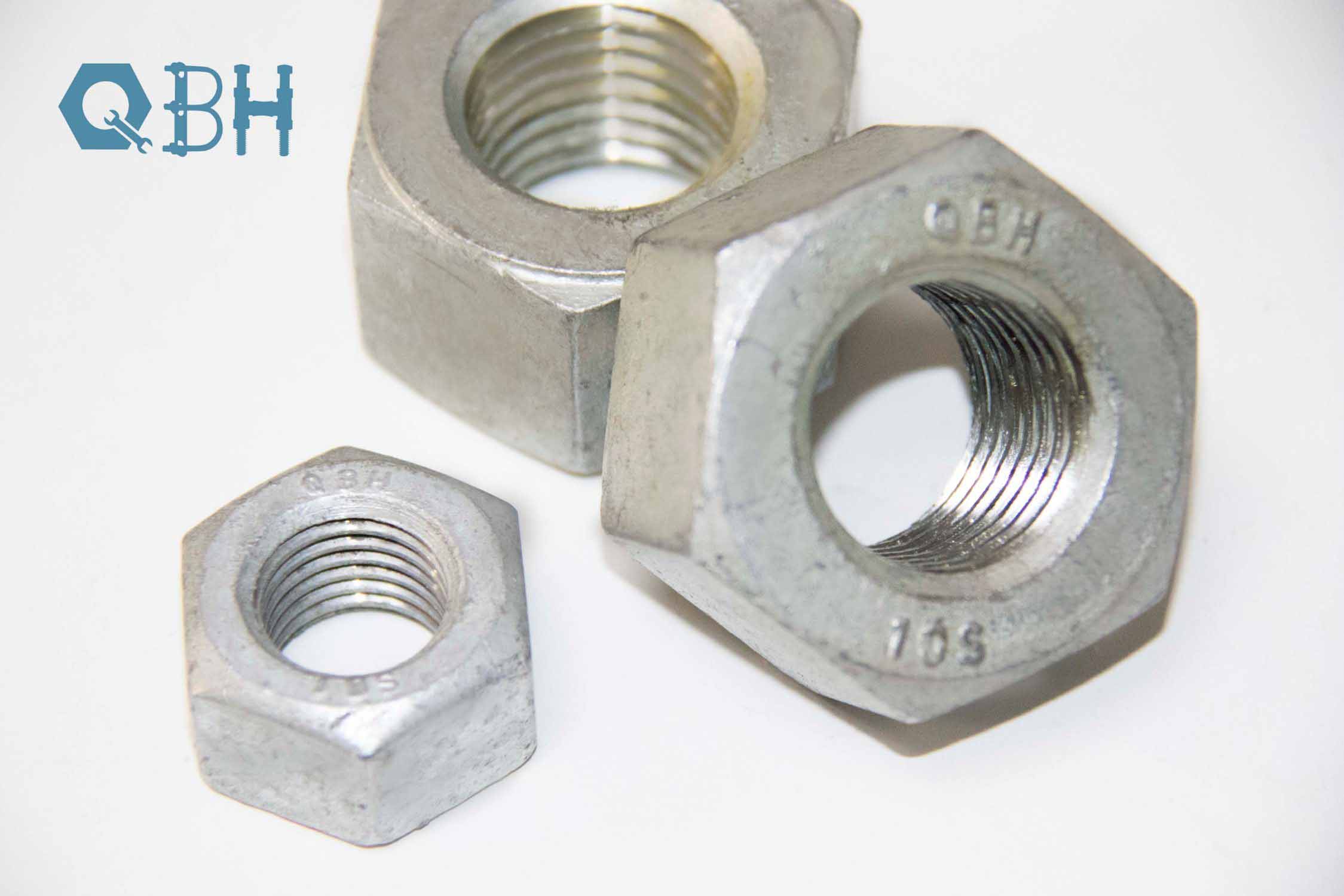 ASTM A563M 10S ग्रेड भारी हेक्स अखरोट